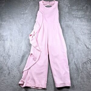 Bardot Junior Girls Pink Wide Leg Jumpsuit Size 14 Formal Party